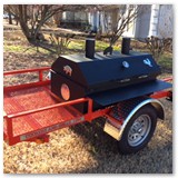 4ft Charcoal Wood Smoker Grill