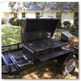 4ft gas grill with deep fryer
(550 degrees in less than 3 minutes)