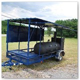 Options section-roof and lift-up weather panels available on all trailers